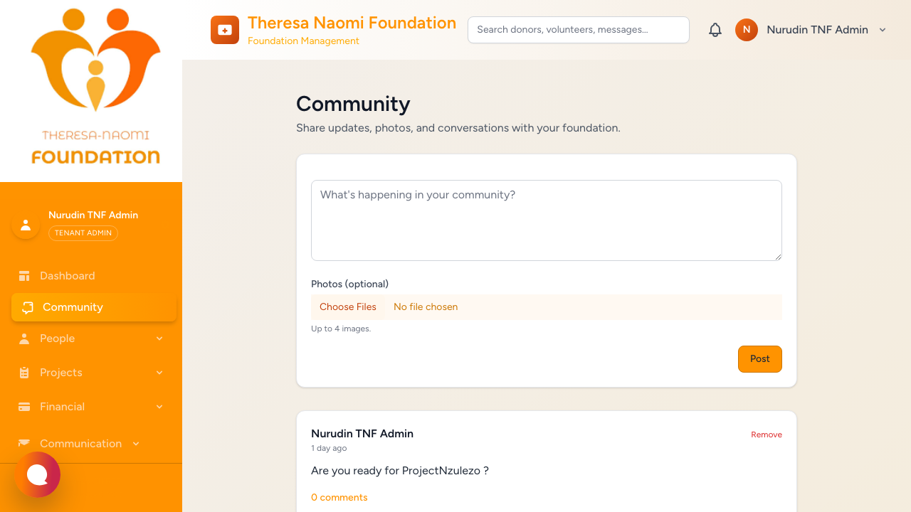 Community screenshot